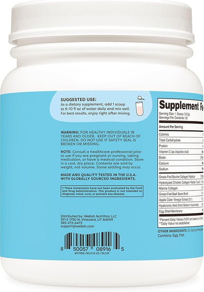 The Afterglow Multi Collagen Protein + (30 Servings,