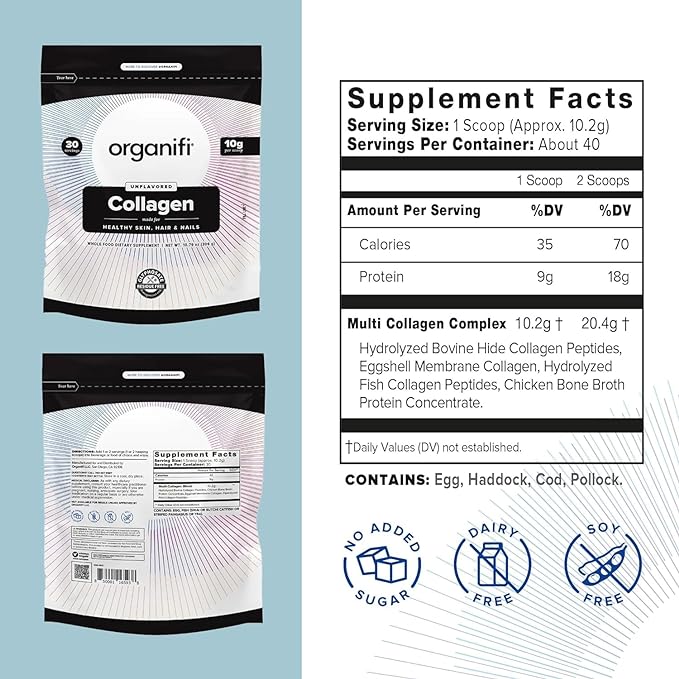 Organifi Collagen Powder 30 Servings