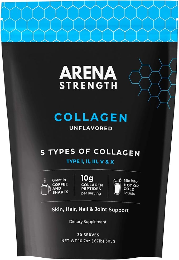 Arena Strength Collagen Peptides, 5 Types