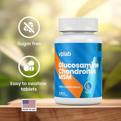 VPLab Glucosamine Chondroitin MSM Complex 2KCl, Chondroitin 90