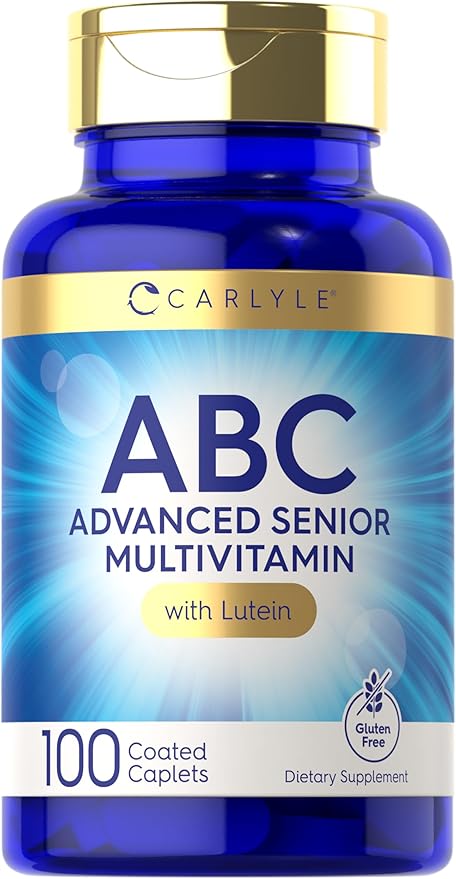 Carlyle Senior Multivitamin for Over 60 100 Caplets