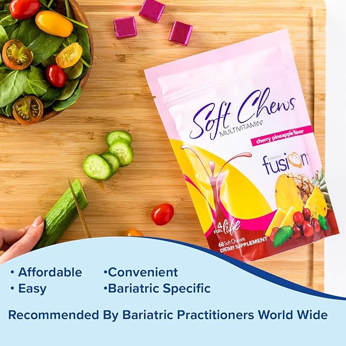 Bariatric Fusion Bariatric Multivitamin Chewable Soft Chew 60 Count 1 Month