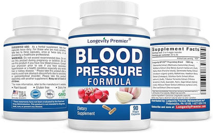 [2-Bottle Value Pack] Longevity Blood Pressure 12+ Quality