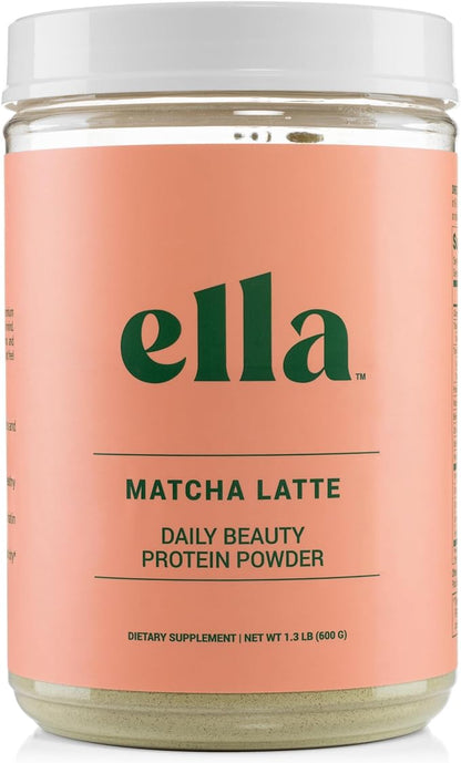 Ella Matcha Latte Collagen Protein Powder 20 Servings