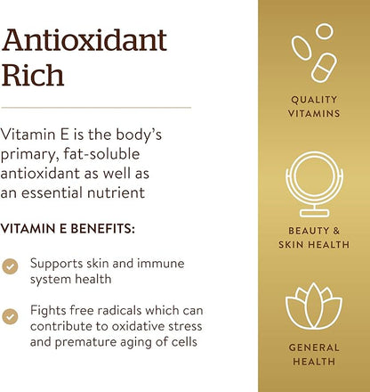 Solgar Vitamin E 268 mg (400 360 Alpha 360 Servings
