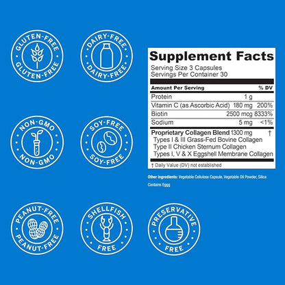 Live Conscious Beyond Collagen Multi Collagen Capsules 90 Capsules (2-Pack)