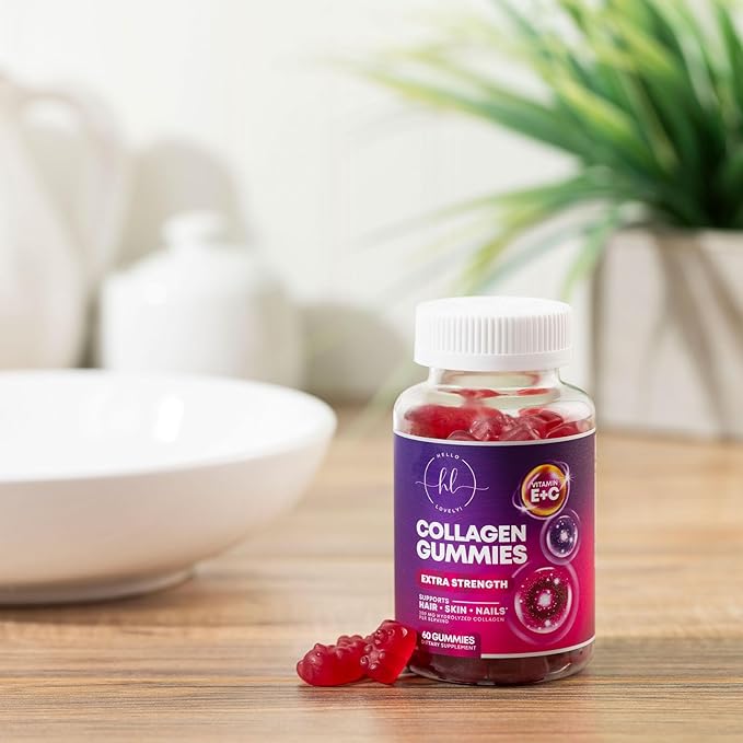 Collagen Peptides Gummies for Women & Men 60 Gummies