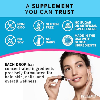 Liquid Collagen Peptides for Women 2fl oz 2)
