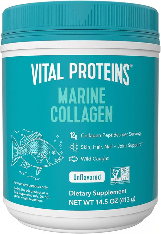 Vital Proteins Marine Collagen Peptides Powder 12g per 14.5oz Canister