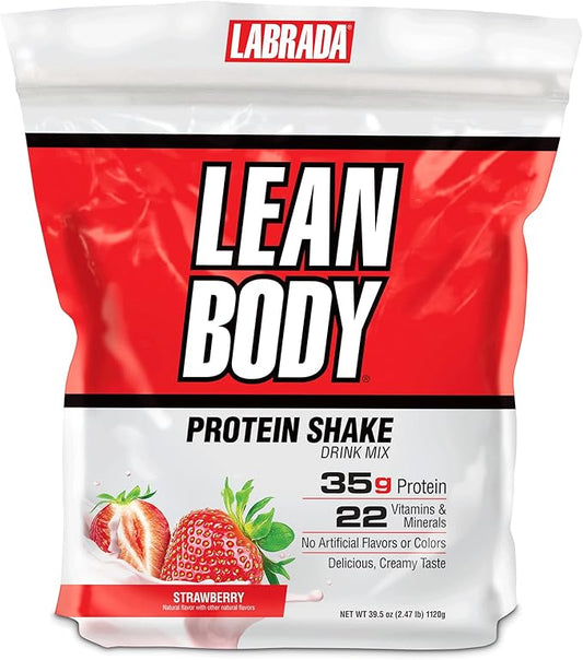 Labrada Nutrition Lean Body Hi-Protein Shake, 2.47-Pound Tub