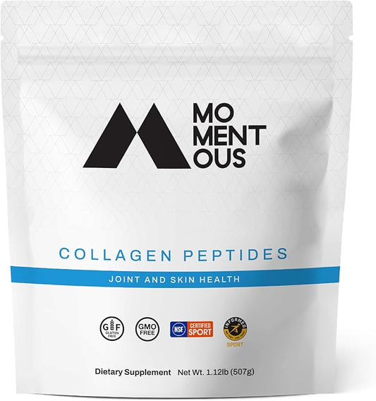 Momentous Grass Fed Collagen Peptides Powder (30 Servings)