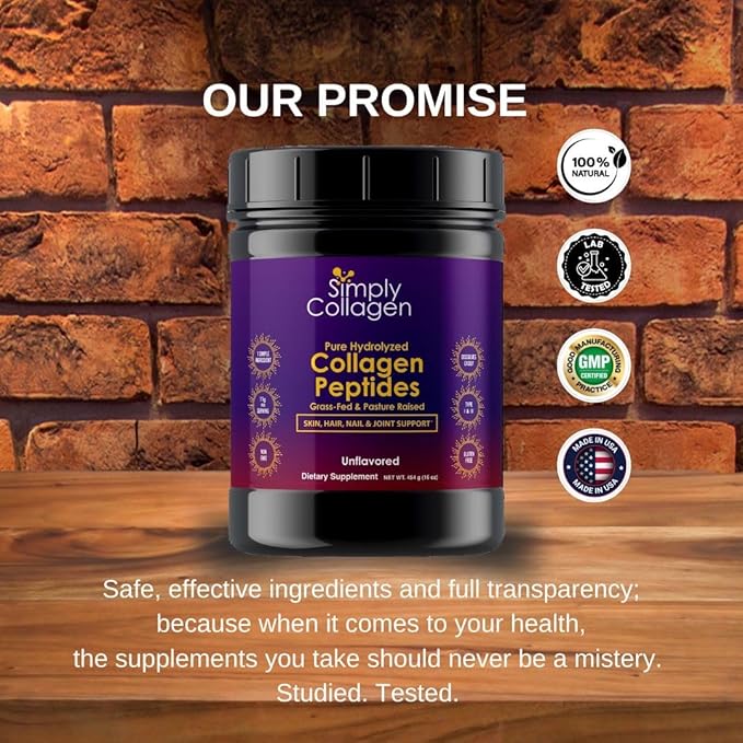 Simply Collagen® Hydrolyzed Collagen Peptides 41 Servings