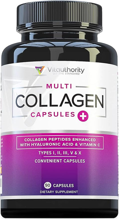 Vitauthority Multi Collagen Pills for Women 30 Servings
