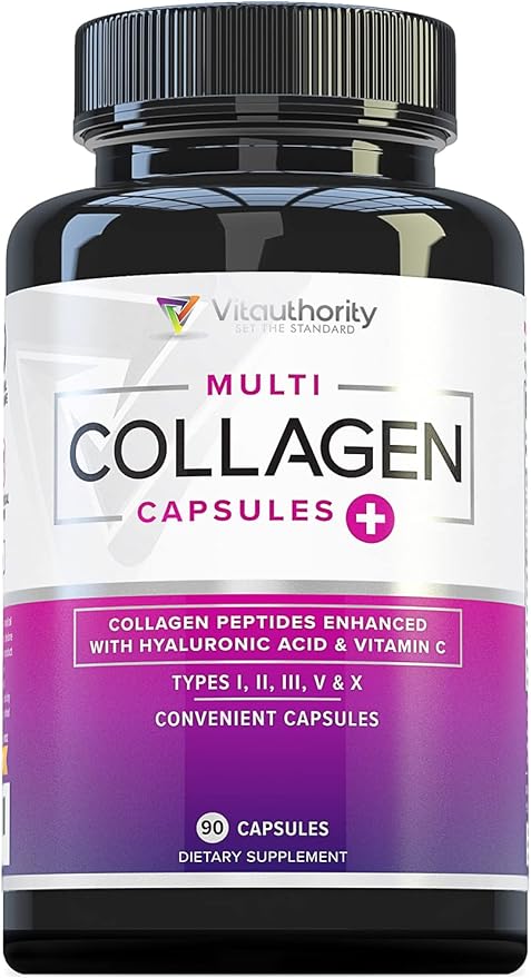 Vitauthority Multi Collagen Pills for Women 30 Servings