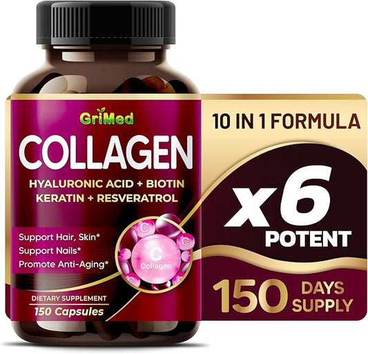 Organic Collagen 6,419 mg with Hyaluronic (90 Count 1))