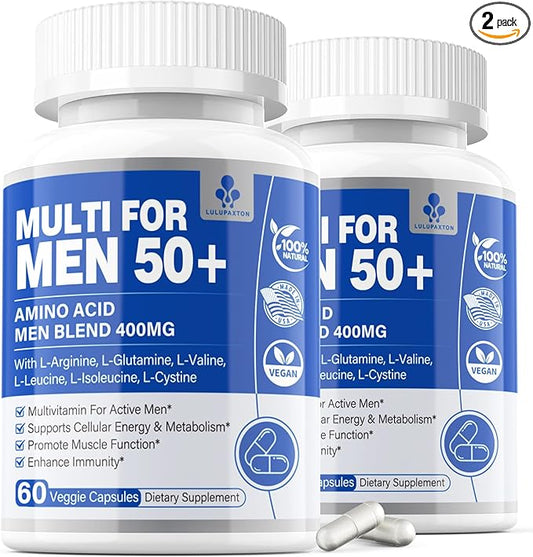 34-in-1 Multivitamin for Men 50 Plus, 120 Vegan