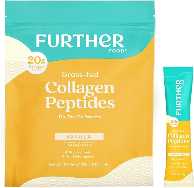 Further Food Vanilla Collagen Peptides Powder 1 & 3 Protein, 8.89 oz