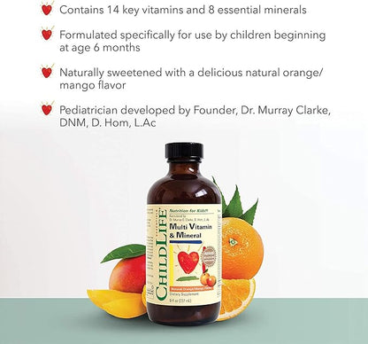 CHILDLIFE ESSENTIALS, Kids Liquid Multivitamin and 8 Fl