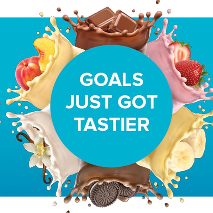 GNC Total Lean Shake 25 Protein Powder | 25g High-Protein Meal Replacement Shake | Coconut Caramel | 16 Servings