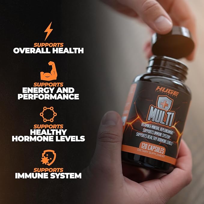 Huge Multi, Multivitamin for Men, High-Performance (120 Capsules)