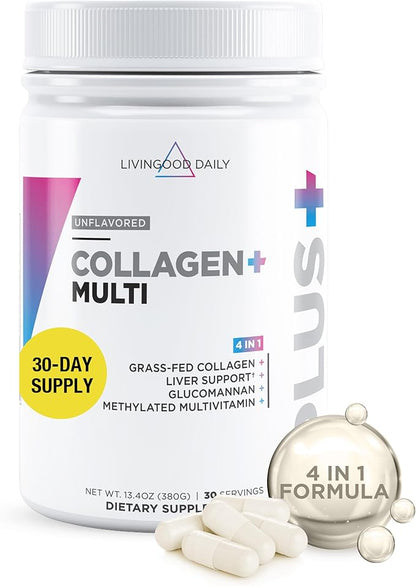 Livingood Daily Collagen Powder for Women 30 Servings
