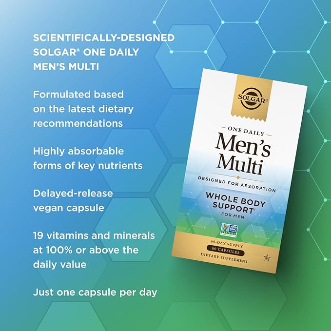 Solgar One Daily Men's Multivitamin Whole 60 Servings