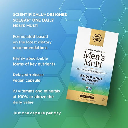 Solgar One Daily Men's Multivitamin Whole 60 Servings