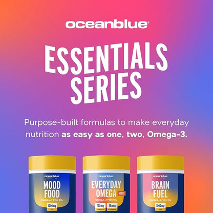 Oceanblue Essentials Brain Fuel – 60ct Omega-3 DHA 1 Month