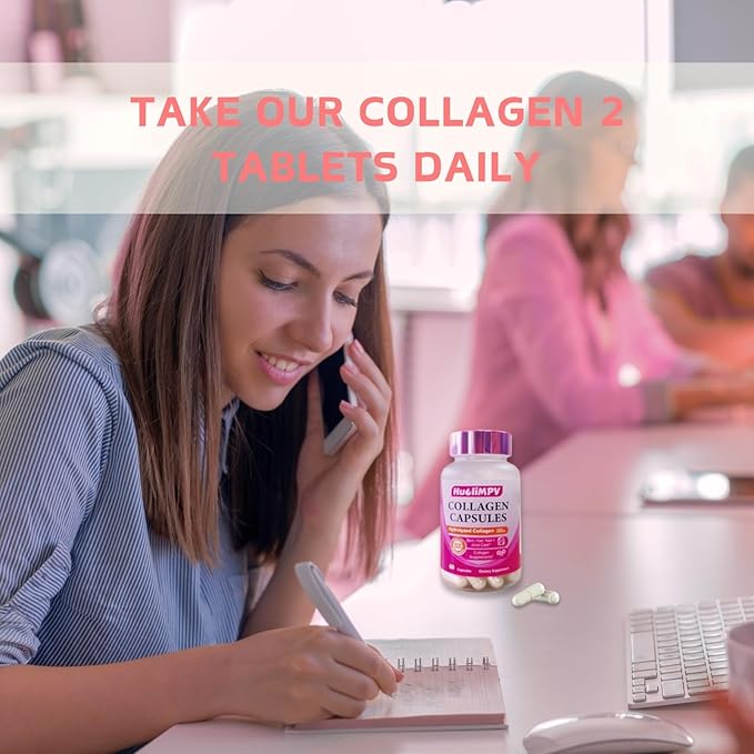 Premium Collagen, Hydrolyzed Collagen Peptides Capsules
