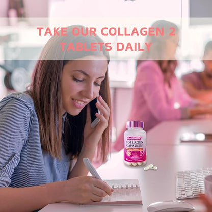 Premium Collagen, Hydrolyzed Collagen Peptides Capsules