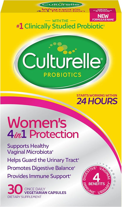 Culturelle Women’s 4-in-1 Daily Probiotic Supplements