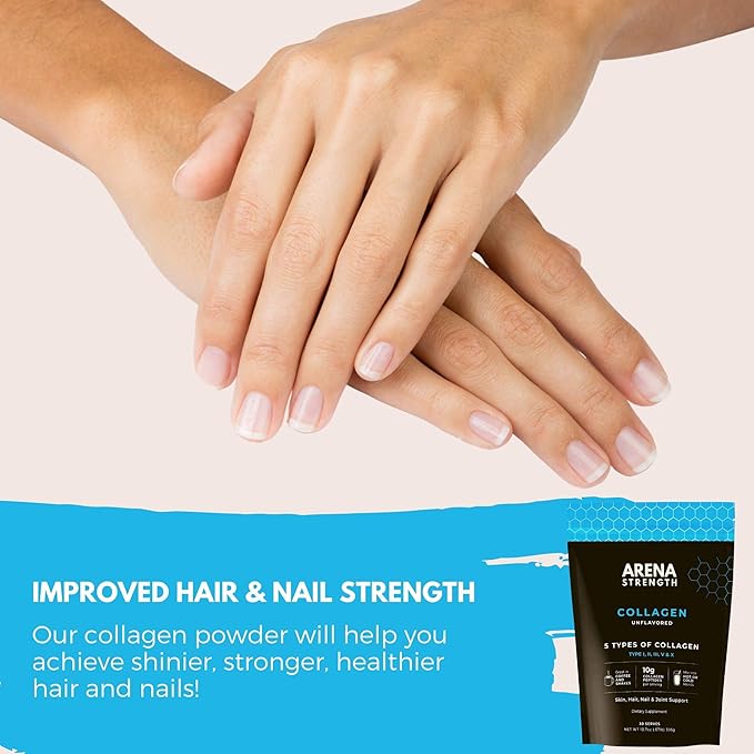 Arena Strength Collagen Peptides, 5 Types