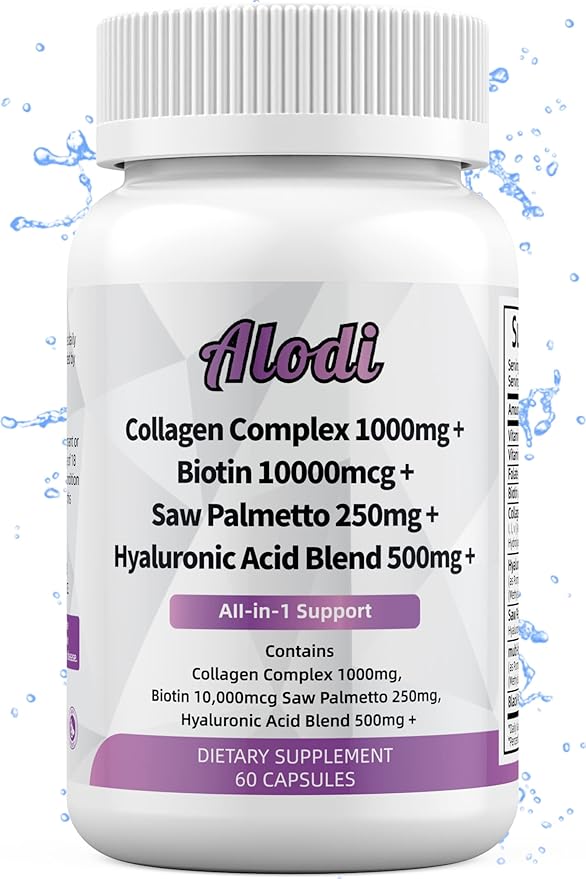 Super Collagen 1000mg, Biotin 10000mcg, Keratin 250mg, Hyaluronic 500mg -