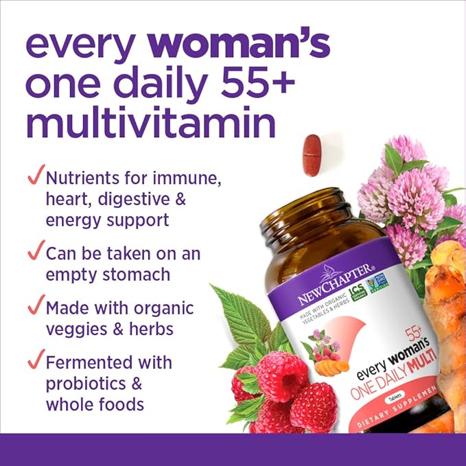 New Chapter Multivitamin for Women 50 Plus 55+ with 24 ct