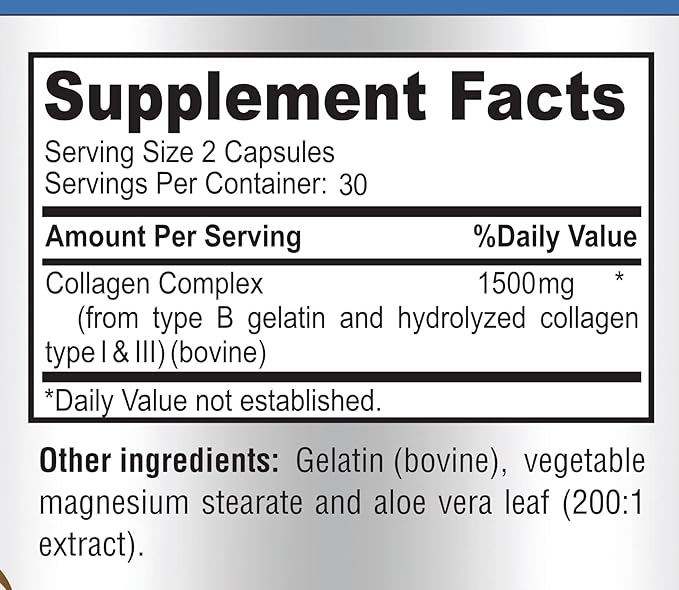 Collagen Types I & III 60 Capsules
