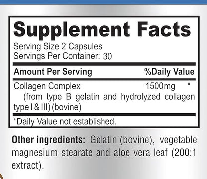 Collagen Types I & III 60 Capsules