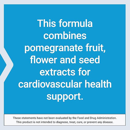 Life Extension Pomegranate Complete, Fruit Extract, Flower, Seed Oil Extract, Cardiovascular Health, antioxidant Support, superfood Supplement, Gluten Free, Non-GMO, 30 softgels