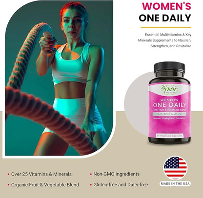 Pure By Nature One-Daily Multivitamin 60 Veggie
