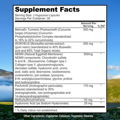 ScimeraMD® Zoflexa Joint Support Supplement 60 CT
