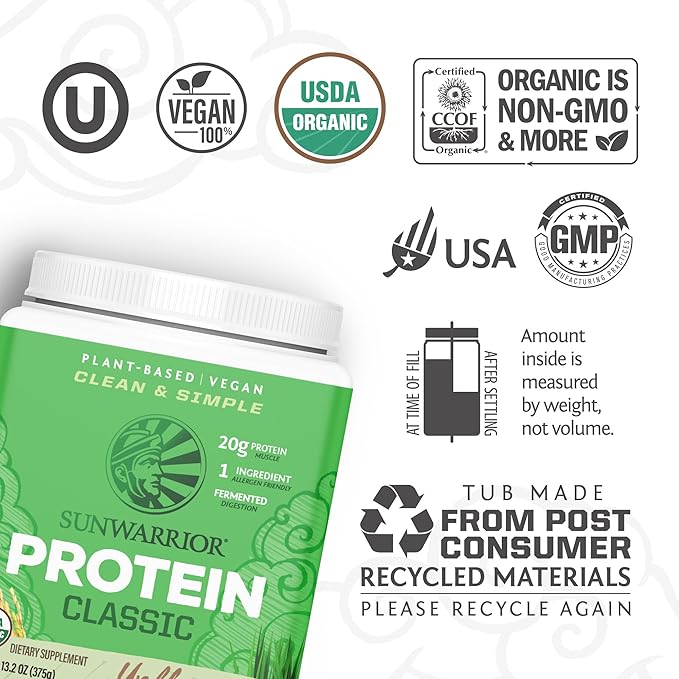 Brown Rice Protein Powder with Bcaa 375g by