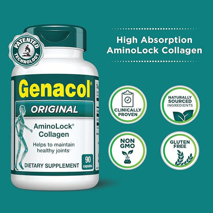 Genacol Hydrolyzed Collagen Joint Health Supplement 90 Capsules