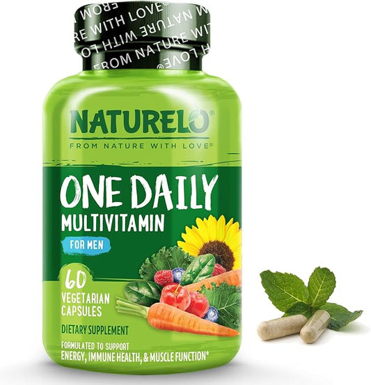 NATURELO One Daily Multivitamin for Men 60 Capsules 2 Month