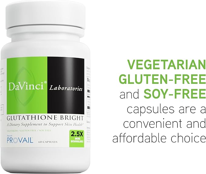 DAVINCI Labs Glutathione Bright 60 Vegetarian