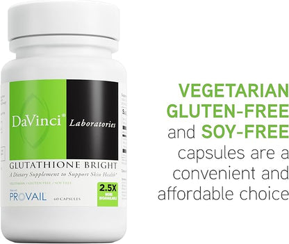 DAVINCI Labs Glutathione Bright 60 Vegetarian