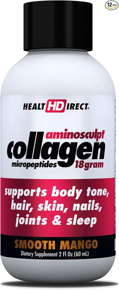 HEALTH DIRECT – Medical-Grade Liquid Collagen 12 Servings, (12pk, 2oz 2oz Shots)
