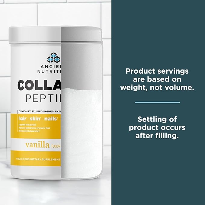 Ancient Nutrition Collagen Peptides, Collagen Peptides 12 Servings, 20g Collagen