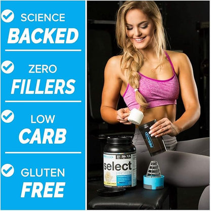 PEScience Select Low Carb Protein Powder, Chocolate Peanut Butter Cup, 27 Serving, Keto Friendly and Gluten Free
