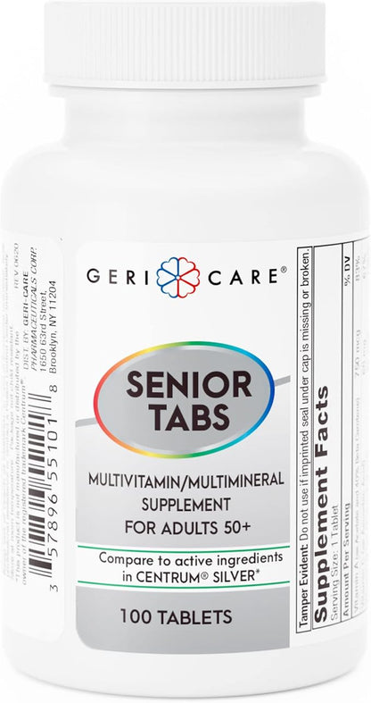 GeriCare Senior Tab 50+ Multivitamin and 100 Count 1)