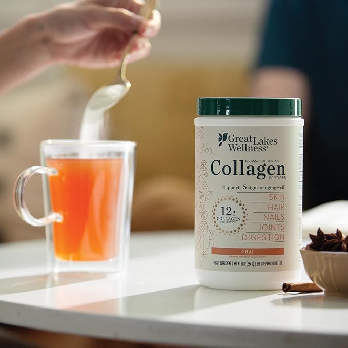 Great Lakes Wellness Collagen Peptides Powder 10 oz