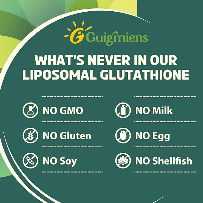 Liposomal Glutathione 2000 MG, 10x Better 120 Count
